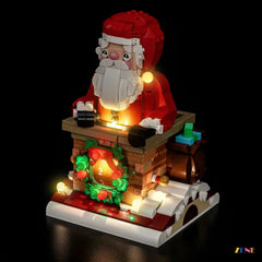 ZENE Bricks Light Kit for LEGO Santa's Holiday Countdown #40874