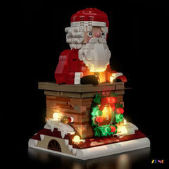 ZENE Bricks Light Kit for LEGO Santa's Holiday Countdown #40874