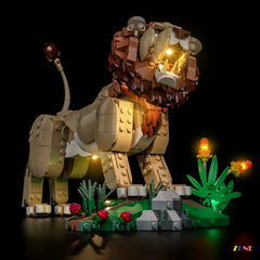 ZENE Bricks Light Kit for LEGO Wild Animals: Majestic Lion #31386