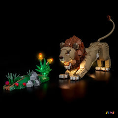 ZENE Bricks Light Kit for LEGO Wild Animals: Majestic Lion #31386