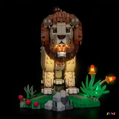 ZENE Bricks Light Kit for LEGO Wild Animals: Majestic Lion #31386