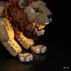 ZENE Bricks Light Kit for LEGO Wild Animals: Majestic Lion #31386