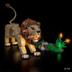 ZENE Bricks Light Kit for LEGO Wild Animals: Majestic Lion #31386