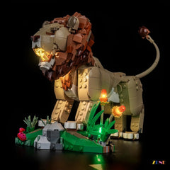 ZENE Bricks Light Kit for LEGO Wild Animals: Majestic Lion #31386