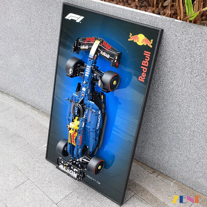 zene bricks Frame Display Board for LEGO F1 Cars Technics' Photo