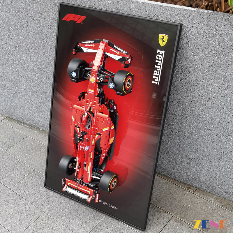 zene bricks Frame Display Board for LEGO F1 Cars Technics' Photo