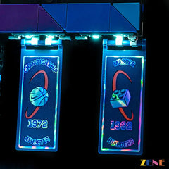 basketball scoreboard rim and banner arena glow - ZENE Bricks Light Kit for LEGO® Nike Slam Dunk #43010