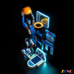 basketball scoreboard rim and banner arena glow - ZENE Bricks Light Kit for LEGO® Nike Slam Dunk #43010