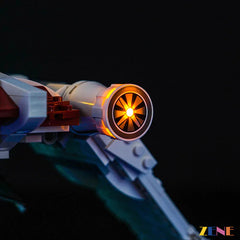AFOL Republic fleet shelf lighting - ZENE Bricks Light Kit for LEGO® V19 Torrent Starfighter #75432
