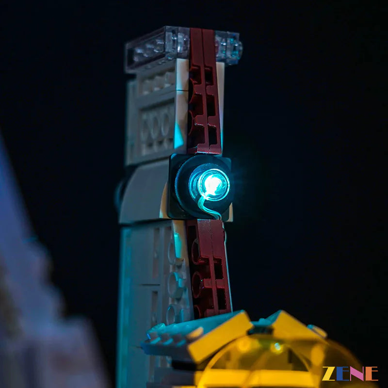 atmospheric space fighter LED effect - ZENE Bricks Light Kit for LEGO® V19 Torrent Starfighter #75432