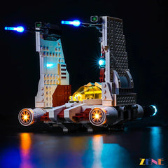 Republic starfighter engine thrust glow - ZENE Bricks Light Kit for LEGO® V19 Torrent Starfighter #75432