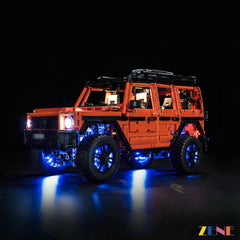rugged SUV front light enhancement - ZENE Bricks Light Kit for LEGO® Technic Mercedes-Benz G 500 PROFESSIONAL Line #42177 Ver.3