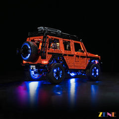 Technic off-road model night display - ZENE Bricks Light Kit for LEGO® Technic Mercedes-Benz G 500 PROFESSIONAL Line #42177 Ver.3