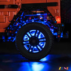 dynamic off-road display centerpiece lighting - ZENE Bricks Light Kit for LEGO® Technic Mercedes-Benz G 500 PROFESSIONAL Line #42177 Ver.3