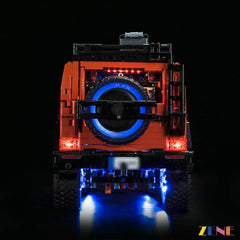 multi-point SUV LED lighting upgrade - ZENE Bricks Light Kit for LEGO® Technic Mercedes-Benz G 500 PROFESSIONAL Line #42177 Ver.3
