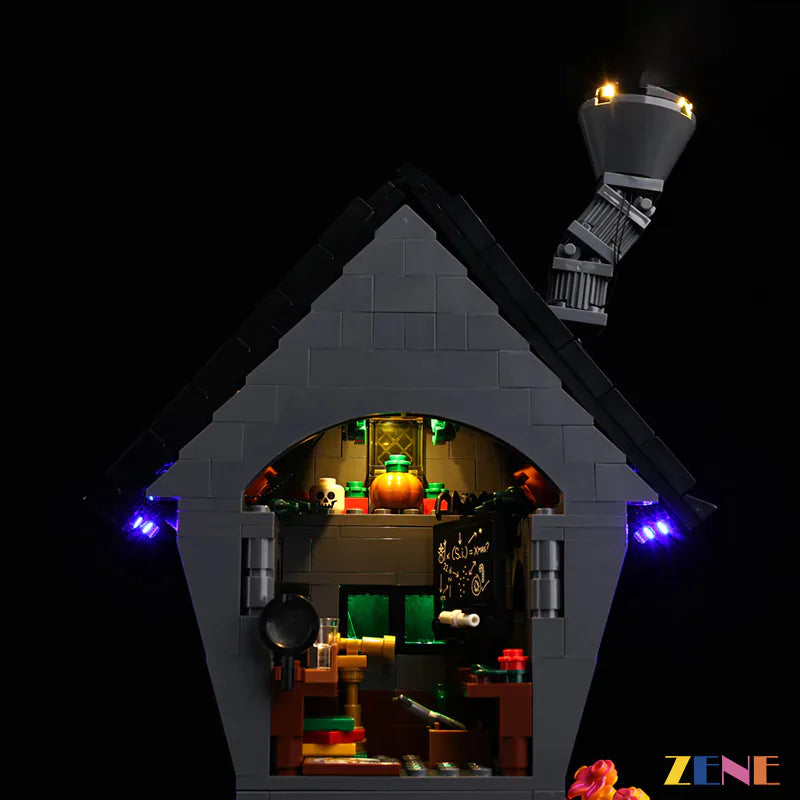 zene bricks Light Kit for LEGO Tim Burton's The Nightmare Before Christmas #21351 Ver2