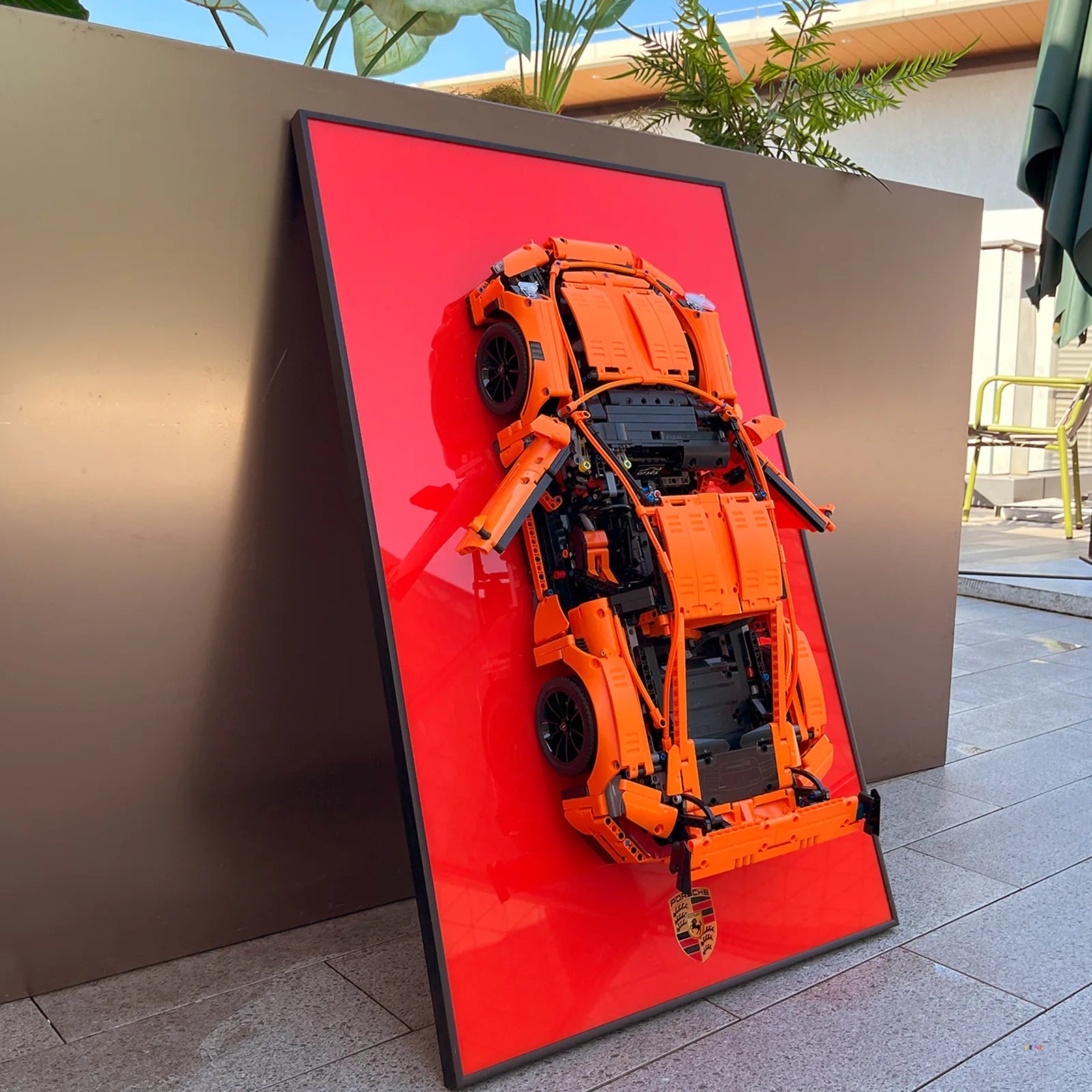 zene bricks Technics' Photo Frame Display Board for LEGO Cars