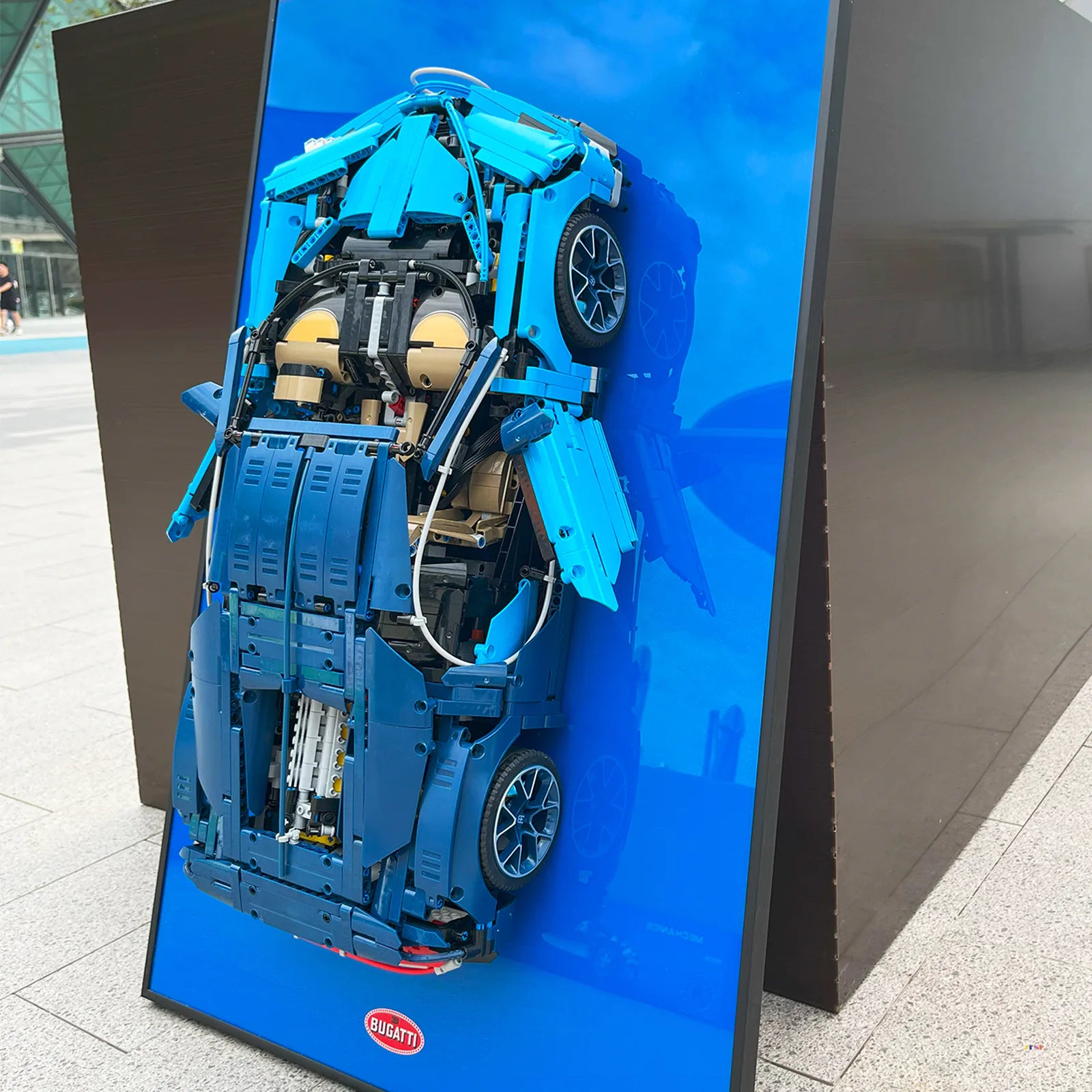 zene bricks Technics' Photo Frame Display Board for LEGO Cars