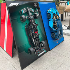 Technics' Photo Frame Display Board for LEGO Cars