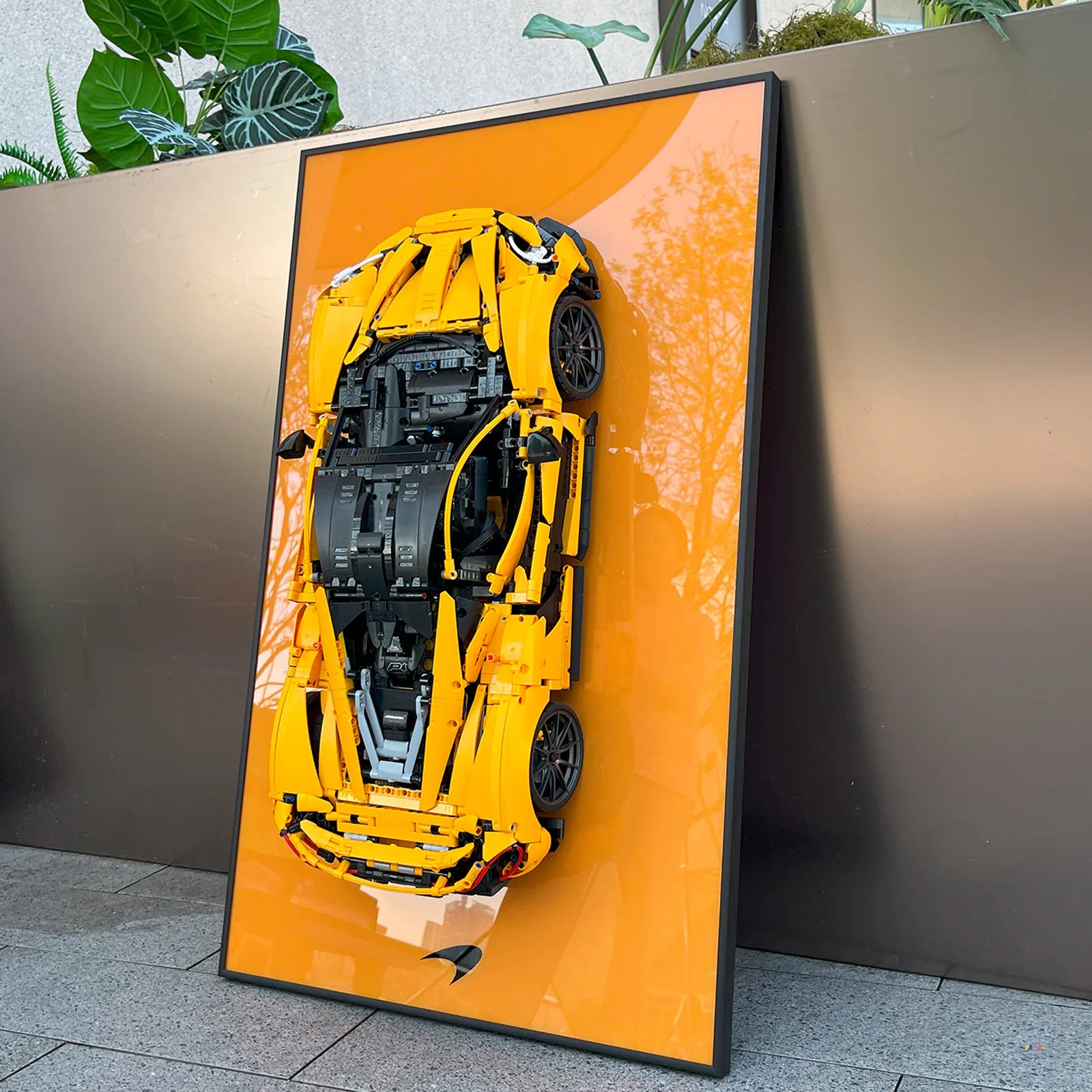 zene bricks Technics' Photo Frame Display Board for LEGO Cars