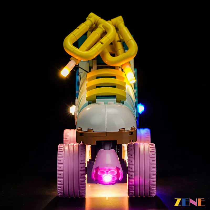 zene bricks Light Kit for LEGO Retro Roller Skate #31148