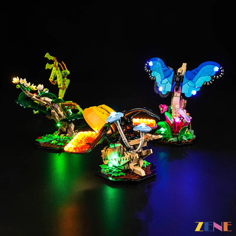 zene bricks Light Kit for LEGO The Insect Collection #21342