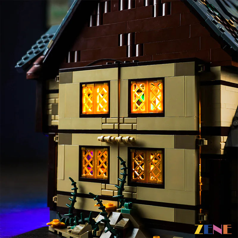 zene bricks Light Kit for LEGO Disney Hocus Pocus Sanderson Sisters' Cottage #21341 Halloween