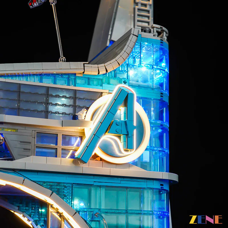 zene bricks Light Kit for LEGO Marvel Avengers Tower #76269 (Ver.2)