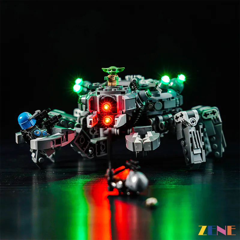 zene bricks Light Kit for LEGO Spider Tank #75361