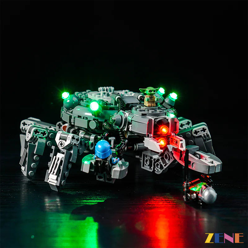 zene bricks Light Kit for LEGO Spider Tank #75361
