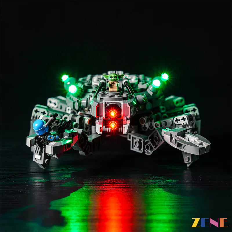 zene bricks Light Kit for LEGO Spider Tank #75361