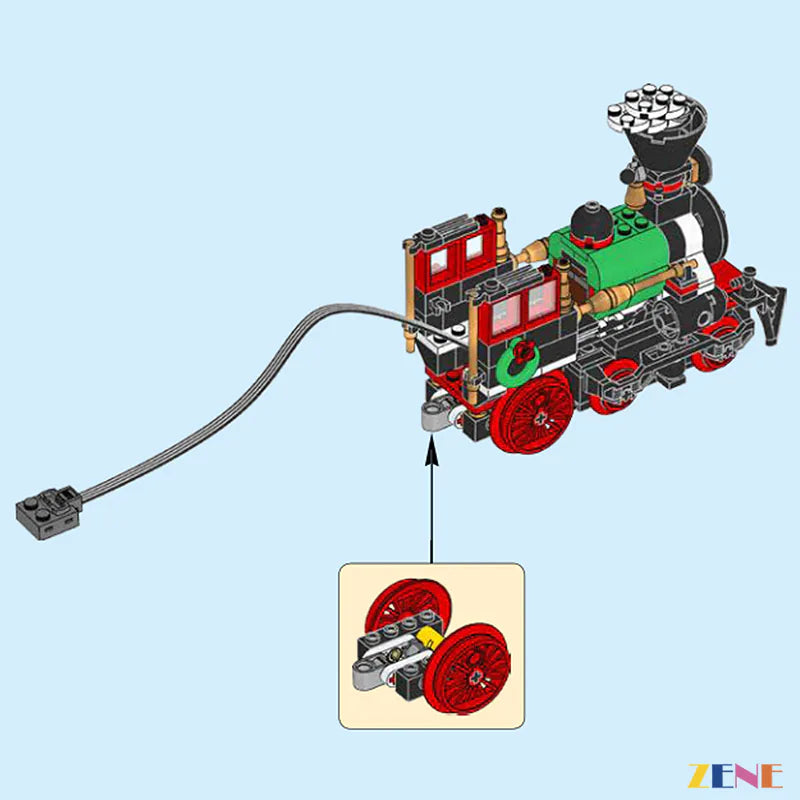 zene bricks Power Functions Kit for LEGO Winter Holiday Train #10254