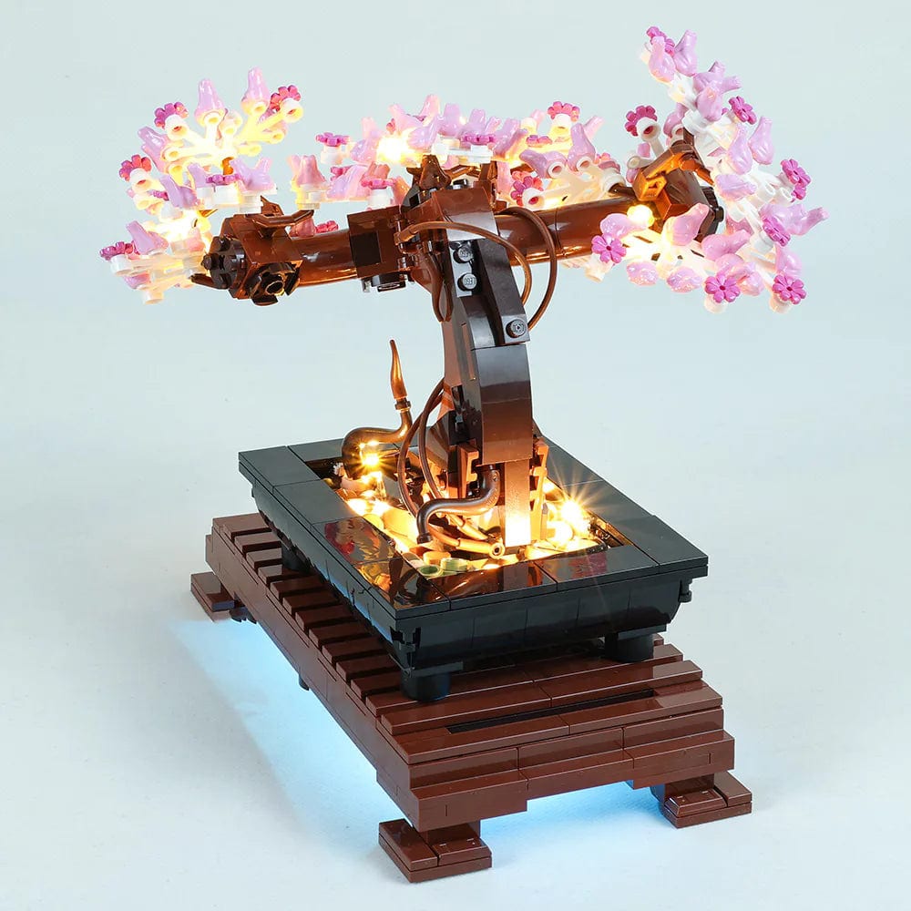 zene bricks LEGO Bonsai Tree 2nd Version #10281 Light Kit