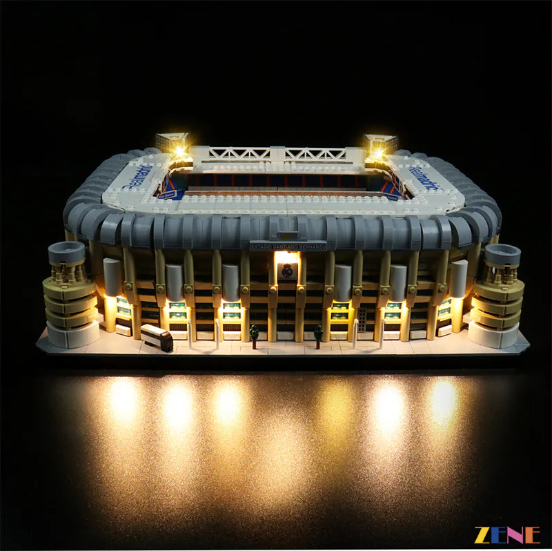 zene bricks LEGO Real Madrid – Santiago Bernabéu Stadium #10299 (Ver. 2) Light Kit