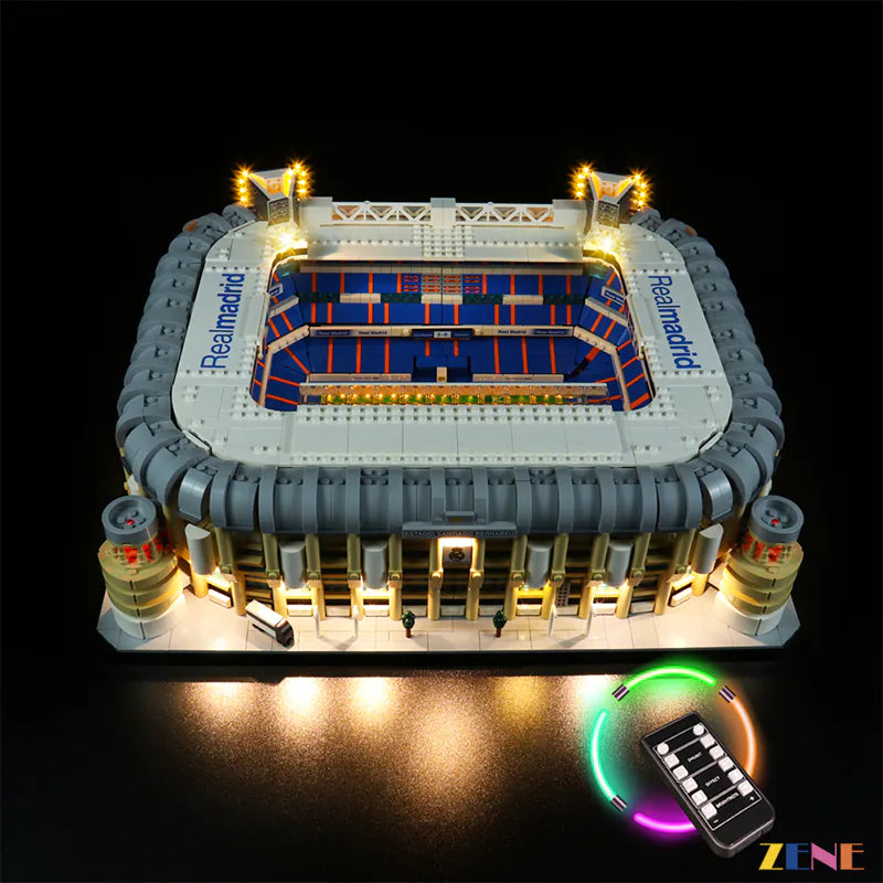 zene bricks LEGO Real Madrid – Santiago Bernabéu Stadium #10299 (Ver. 2) Light Kit