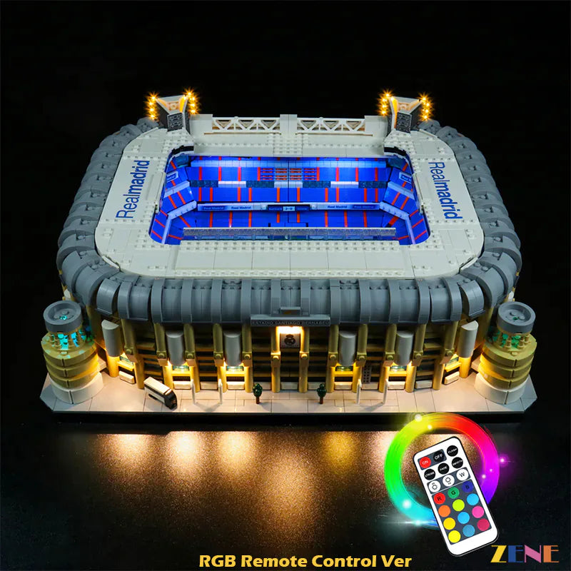 zene bricks LEGO Real Madrid – Santiago Bernabéu Stadium #10299 (Ver. 2) Light Kit