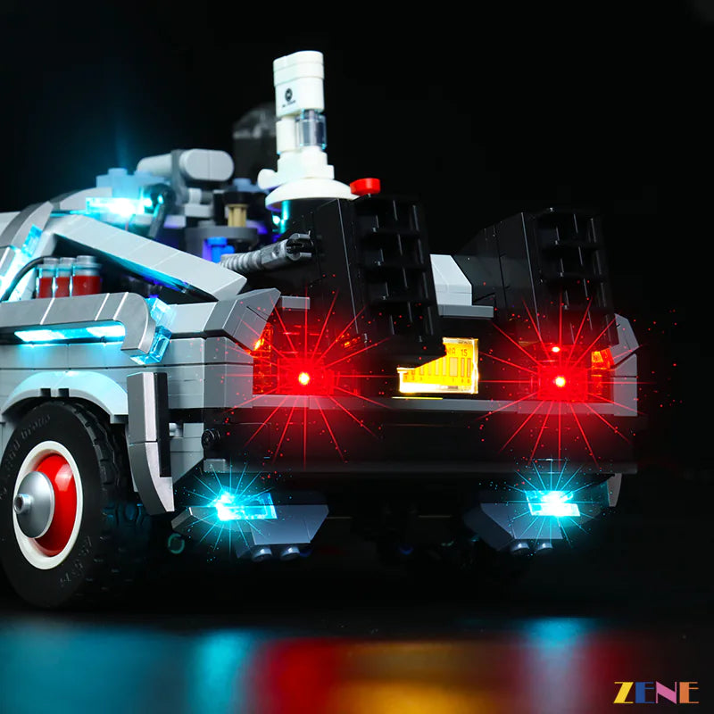 zene bricks LEGO Back to the Future Time Machine #10300 Light Kit