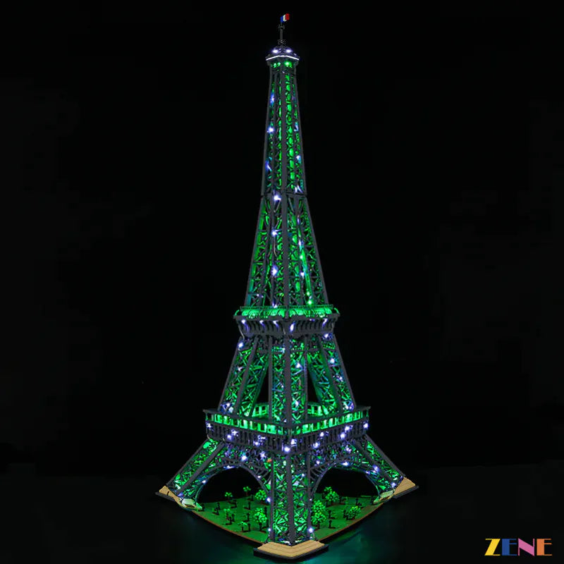 zene bricks LEGO Eiffel Tower #10307 Light Kit Multicolor (RGB Ver.)