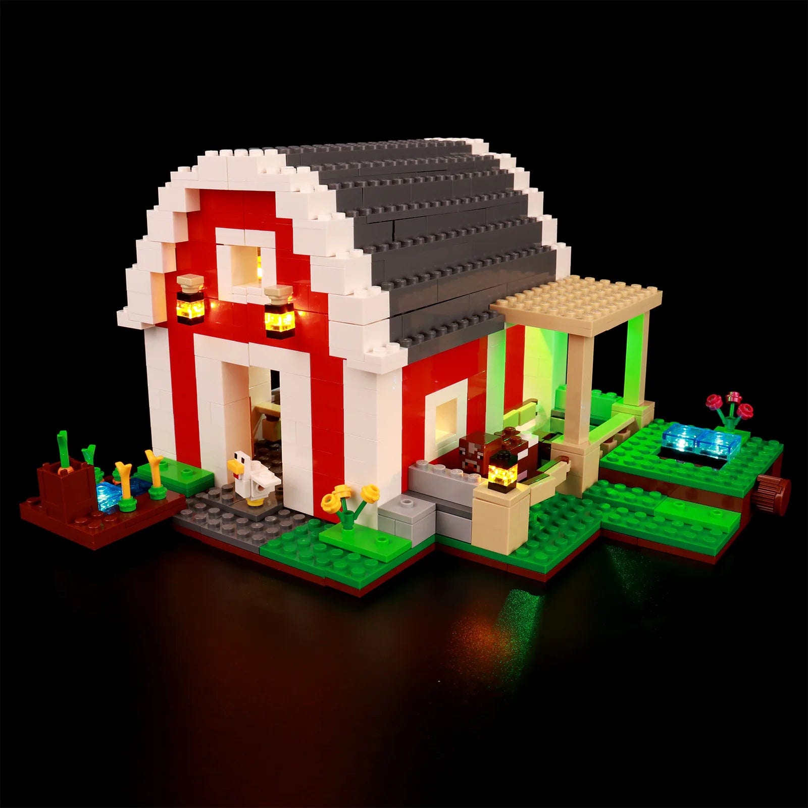 zene bricks LEGO The Red Barn #21187 Light Kit