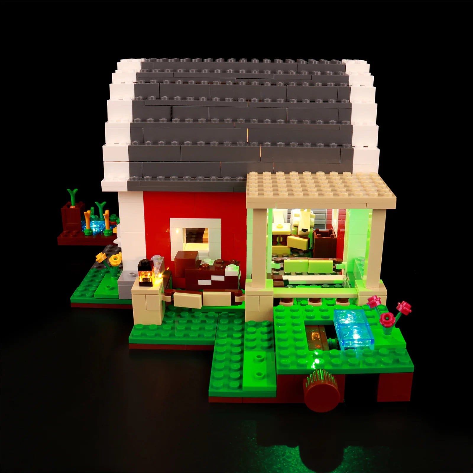 zene bricks LEGO The Red Barn #21187 Light Kit