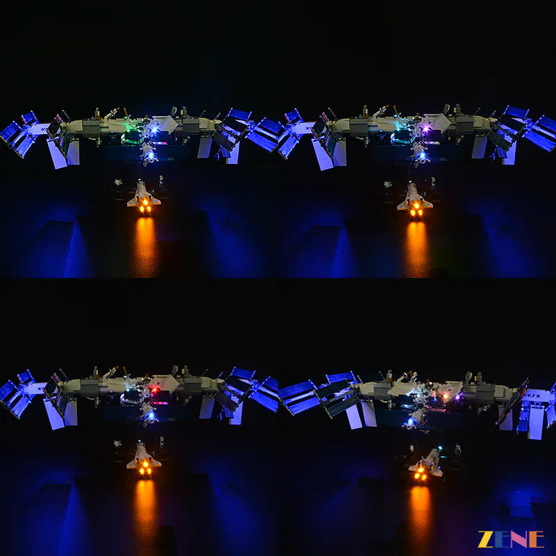 zene bricks LEGO International Space Station #21321 Light Kit