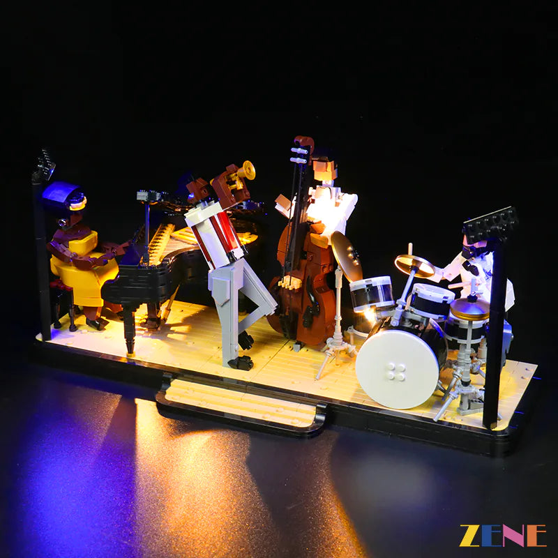 zene bricks LEGO Ideas Jazz Quartet #21334 Light Kit