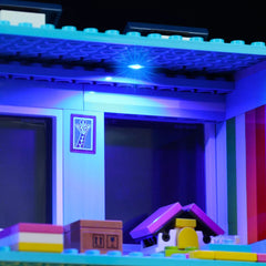 Main Street shops rooms and city display lighting - ZENE Bricks Light Kit for LEGO® Main Street Building #41704