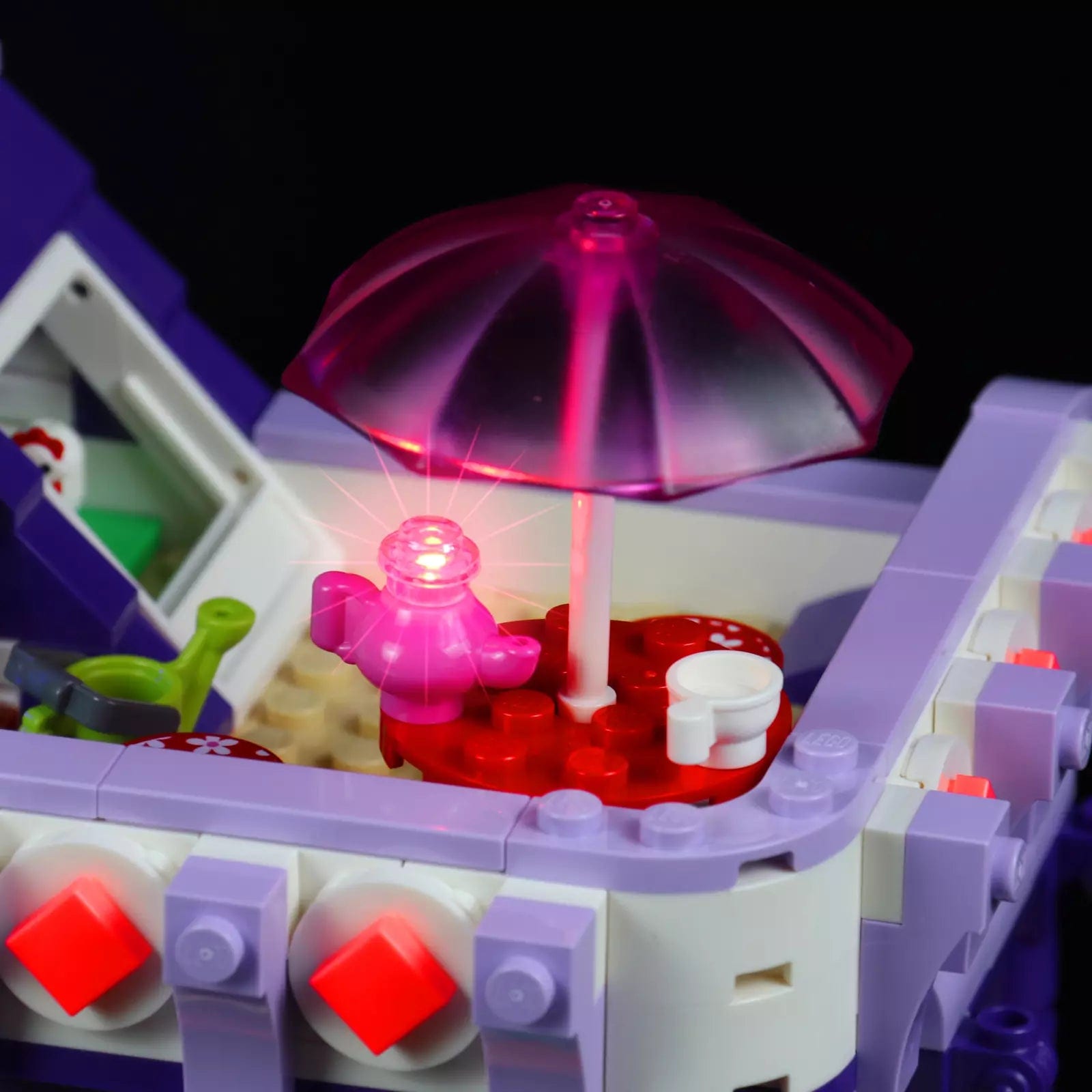 Main Street shops rooms and city display lighting - ZENE Bricks Light Kit for LEGO® Main Street Building #41704
