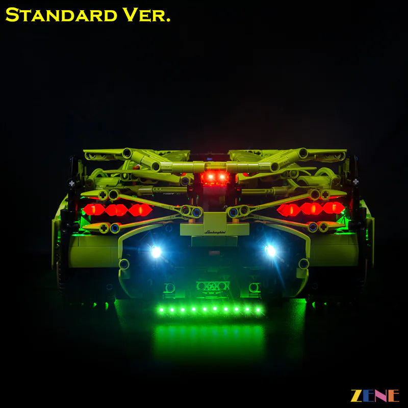 zene bricks Light Kit for LEGO Lamborghini Sian Fkp37 #42115