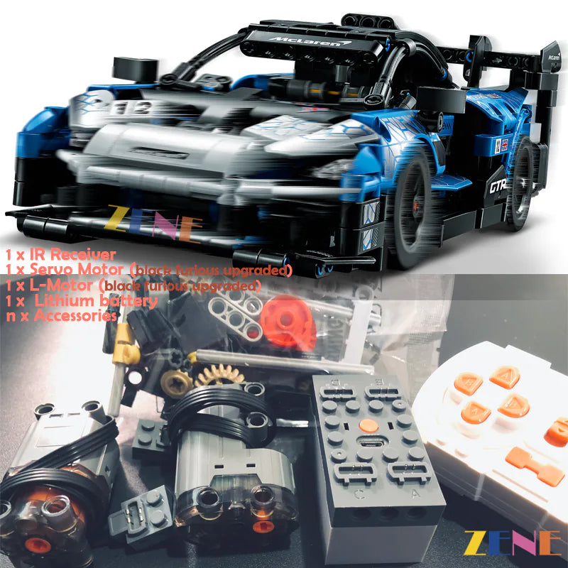 zene bricks Power Functions Kit for LEGO McLaren Senna GTR #42123