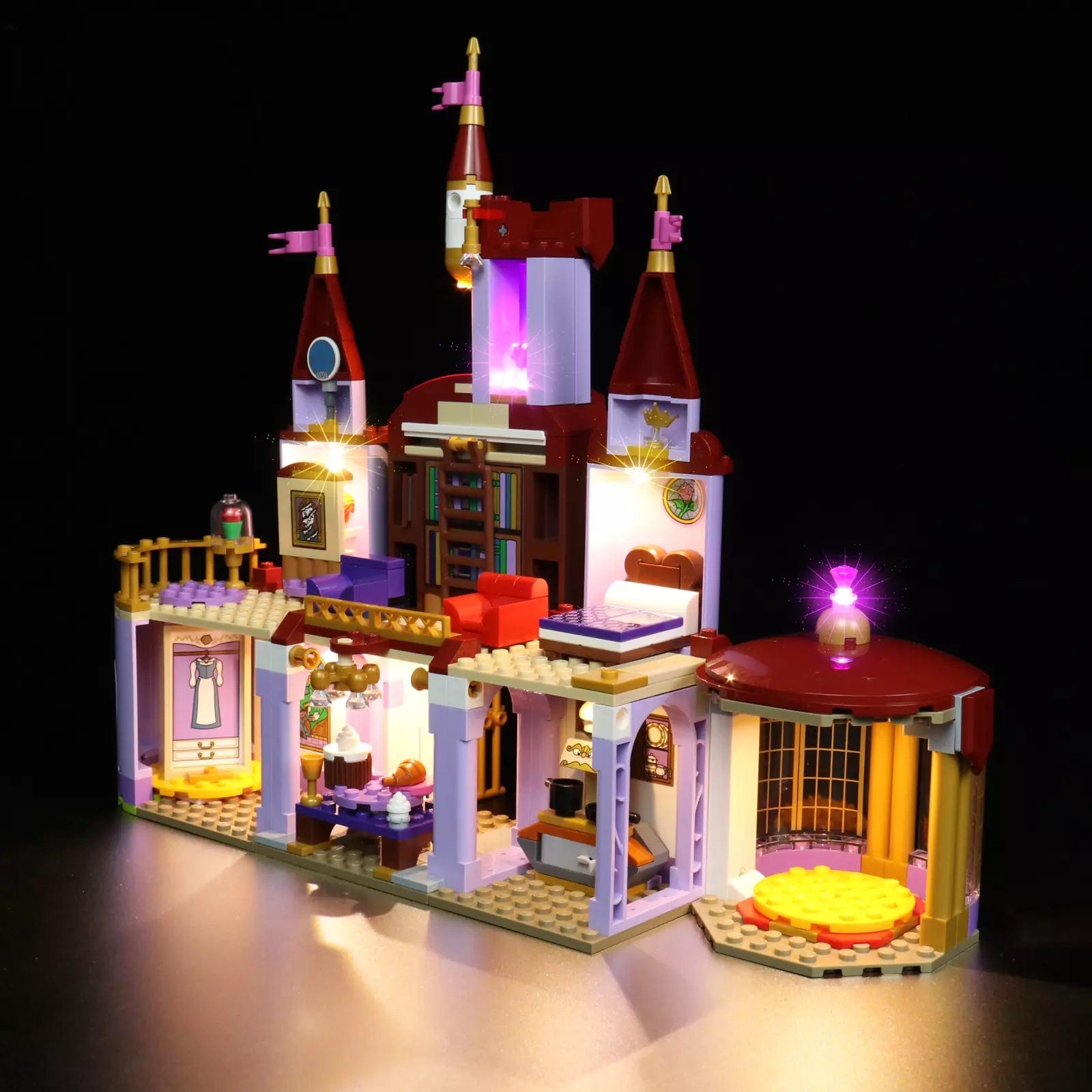 zene bricks LEGO Belle and the Beast's Castle #43196 Light Kit