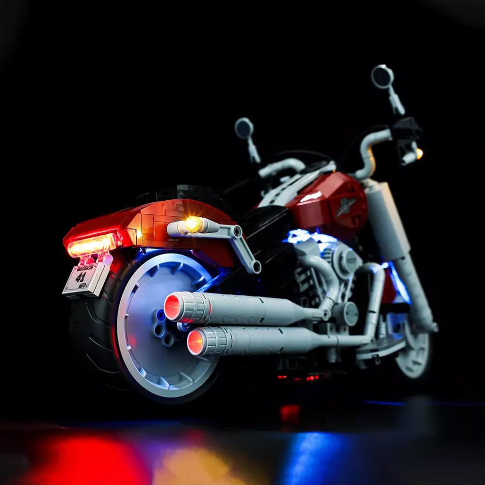 zene bricks Light Kit for Harley-Davidson® Fat Boy® #10269 (Wheel Blue)