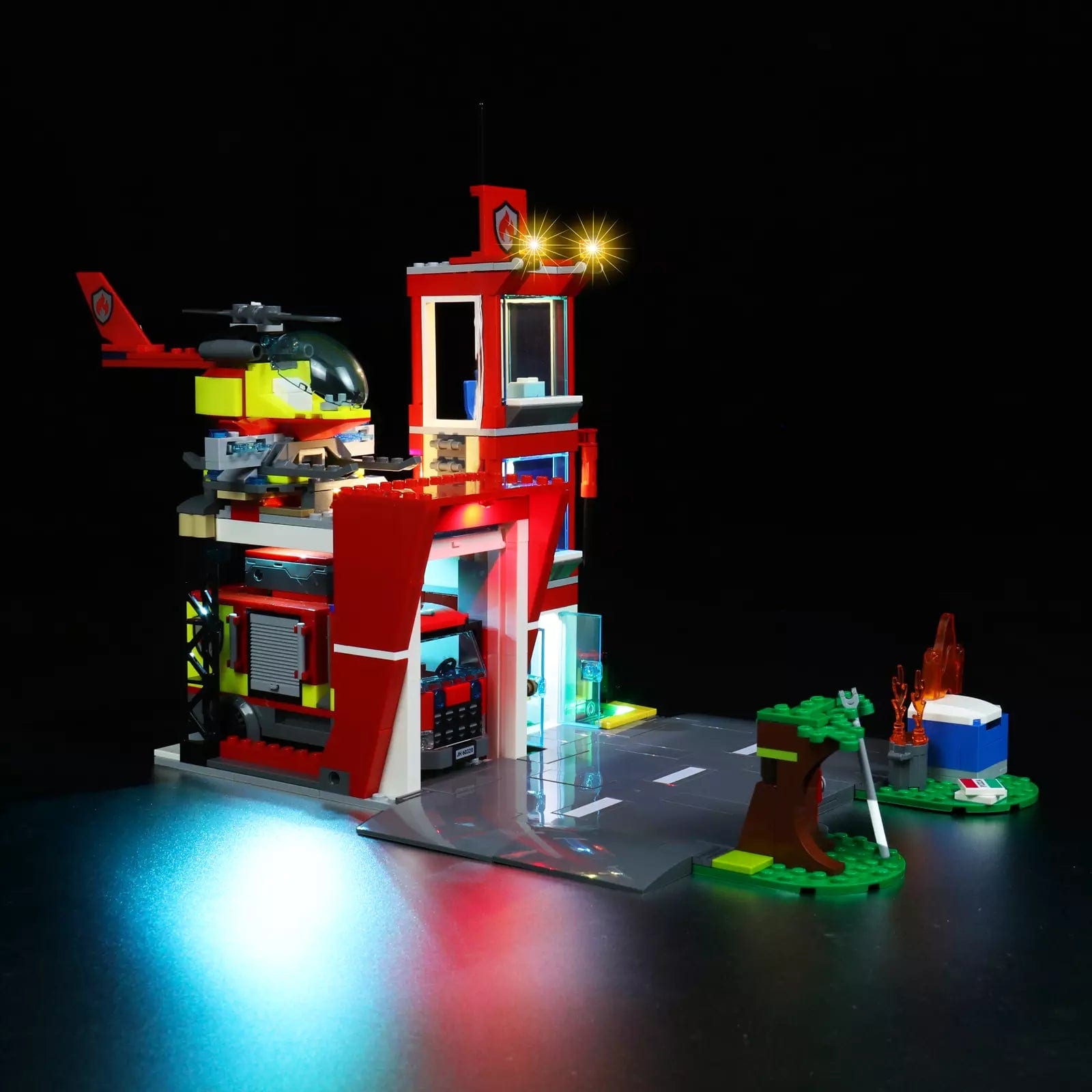 zene bricks LEGO Fire Station #60320 Light Kit