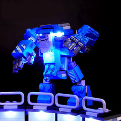 Tony Stark armor hall suits and workshop lighting - ZENE Bricks Light Kit for LEGO® Tony Stark Armored Hall #76125